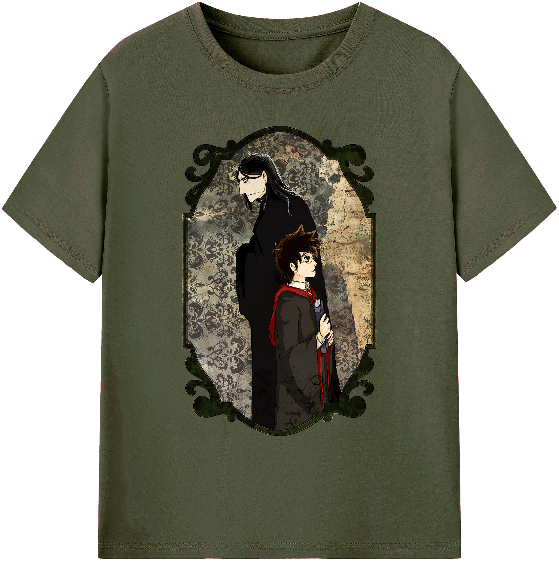（画像用） Harry Potter ハリー・ポッターシリーズ 綿100％ メンズ半袖Tシャツ｜肌触りやわらか＆通気性